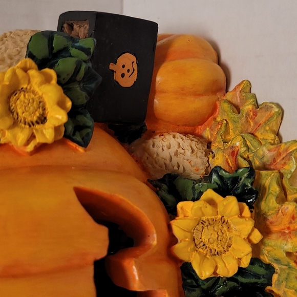 Adorable Lighted Teddy Bear with Pumpkins - Picture 7 of 16